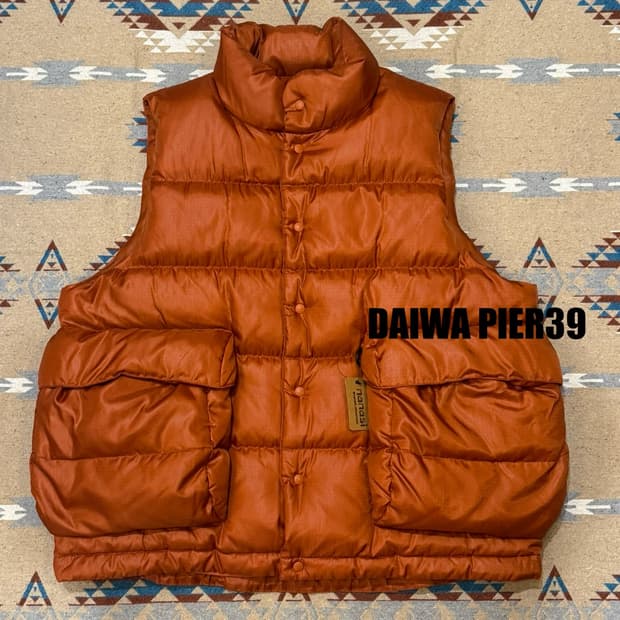 [L][105] 다이와피어39 테크 백팩커 다운 베스트 오렌지