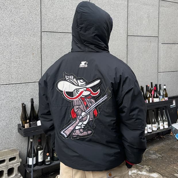 90’s Starter Las Vegas UVLV hood bomber 