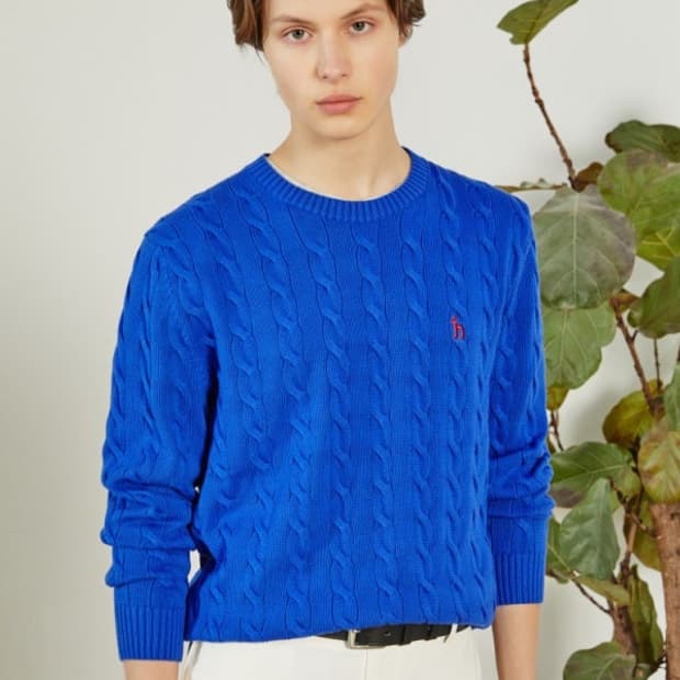 헤지스 케이블 니트