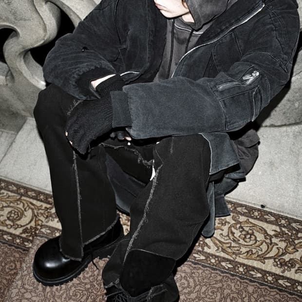 ARNO DE FRANCE 25ss 크롭 후드 머슬 봄버