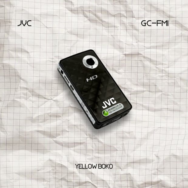 [🍀한손에 쏙] JVC 켄우드 GC-FM1 브이로그 비디오 캠코더