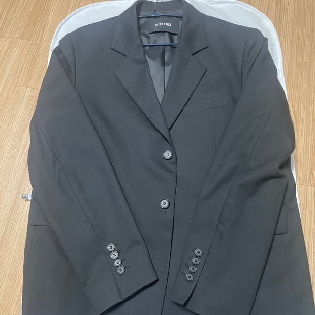 [S]인사일런스 오버사이즈 블레이저
