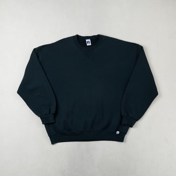 (XXL) 러셀 애슬레틱 플레인 스웻셔츠