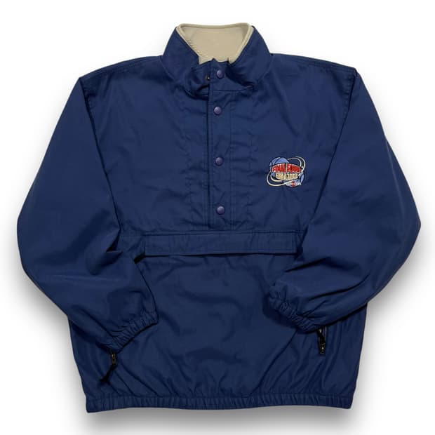 Lee 00s NCAA 파이널 포 덩크 올드스쿨 더블 후리스 아노락