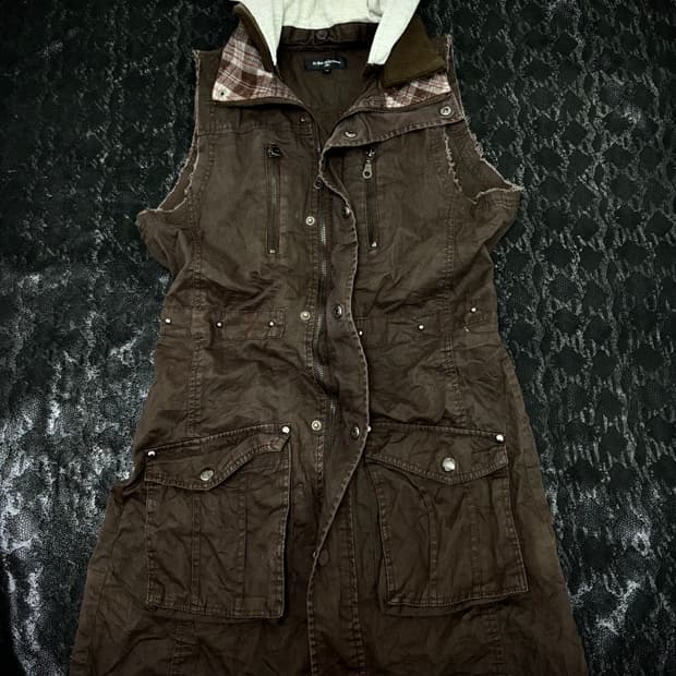 Grunge Gimmick Studded 2-way Zipper Long