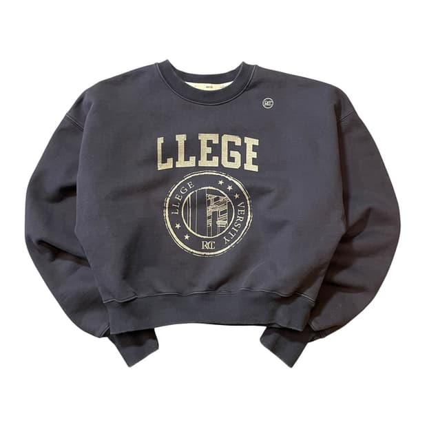 렉토 크롭 맨투맨