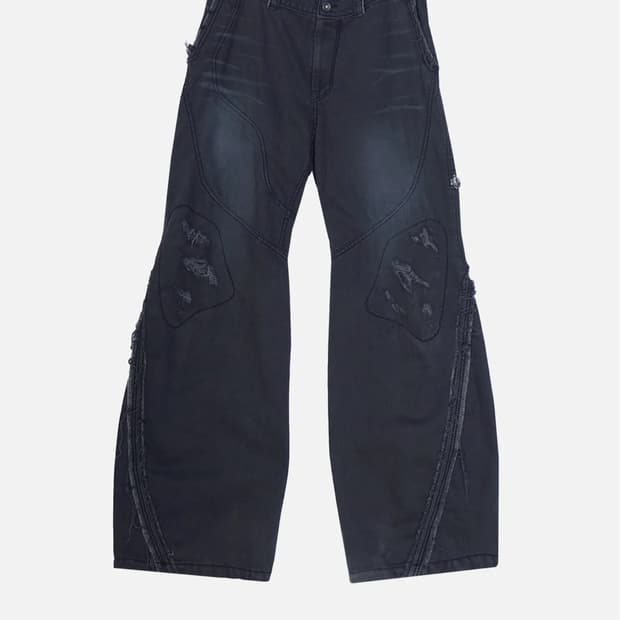 에이시넥틱스 디스트로이드 와이드팬츠 L사이즈