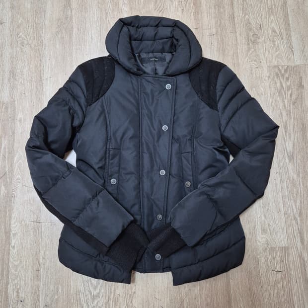 한섬 시스템 여성 덕다운 푸퍼 숏패딩 