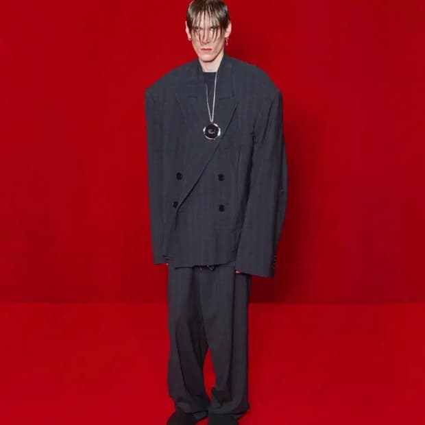 [1, S] 발렌시아가 22 summer 크롭 블레이저 그레이체크 셋업