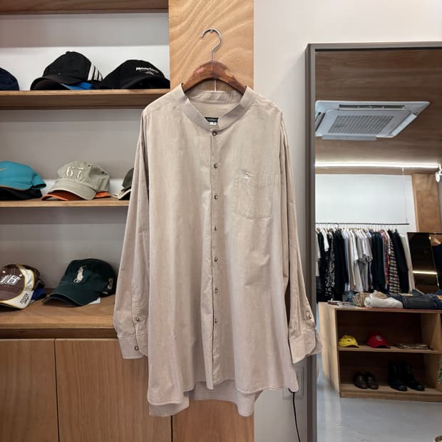 BURBERRY CHINA COLLAR SHIRT