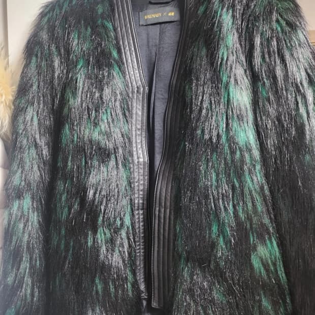 발망 h&m 퍼자켓