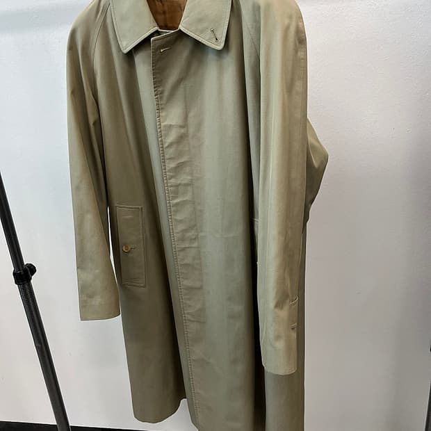 105) 버버리 올리브그린 개버딘코트 