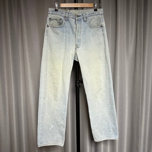 빈티지 90s 리바이스 501 USA 연청 33