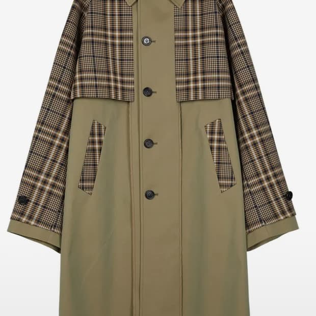 앤더슨벨 인사이드 아웃 트렌치 코트 M