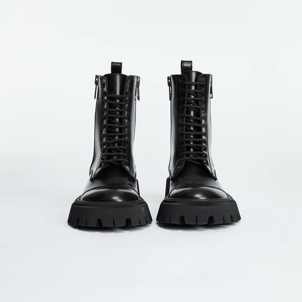발렌시아가 트랙터 부츠