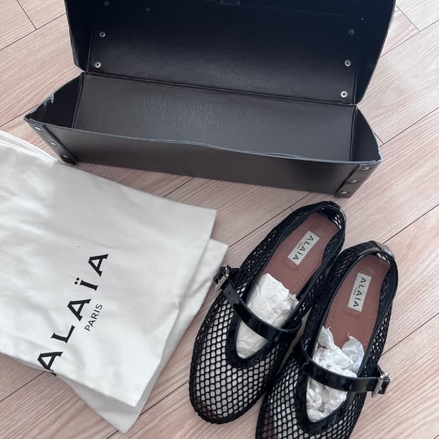 알라이아 플랫 슈즈 38.5