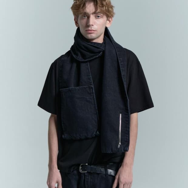 MPa DENIM MUFFLER (BLACK)