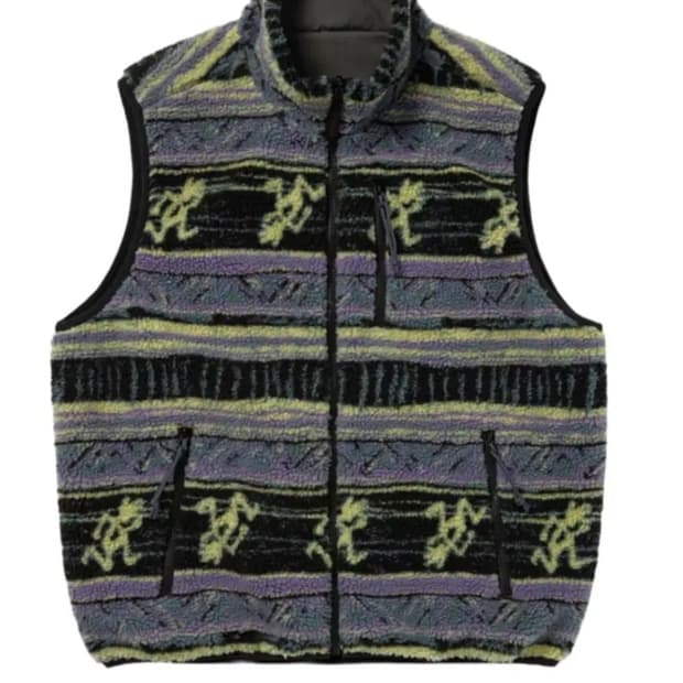 그라미치 x 디스이즈네버댓 디네댓 리버시블 플리스 베스트 조끼