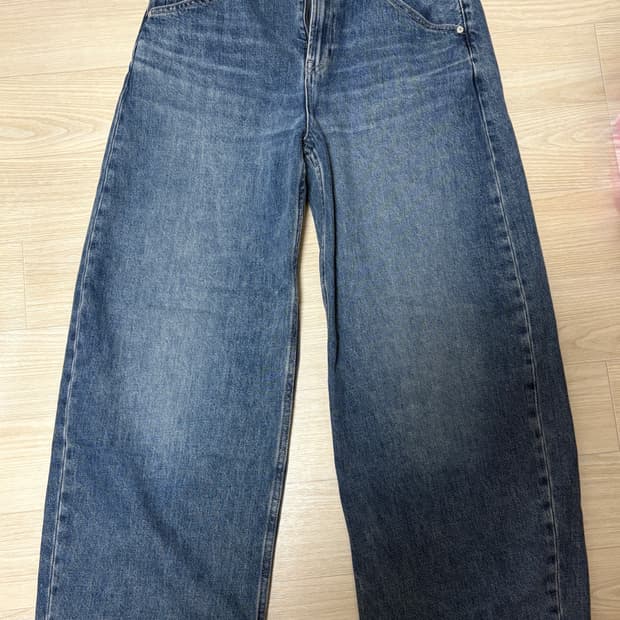 유니클로 배기커브진 (다리길이 75cm) 67 blue