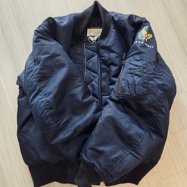 브론슨 ma-1 네이비