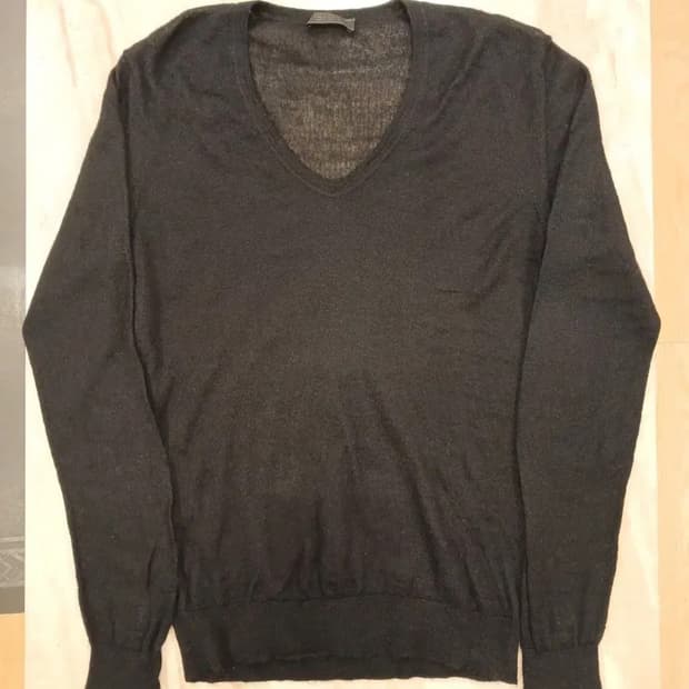 PRADA DEEP CREW MOHAIR KNIT