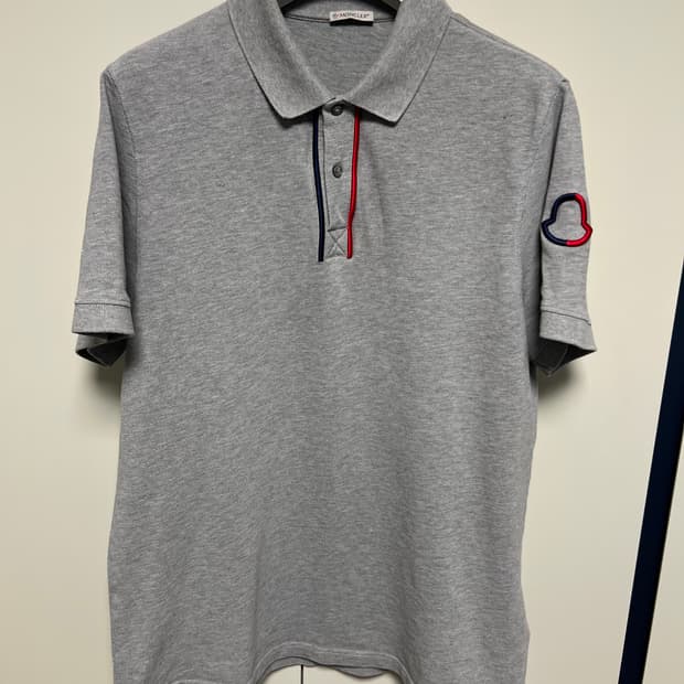 [2XL] 몽클레어 카라 반팔티