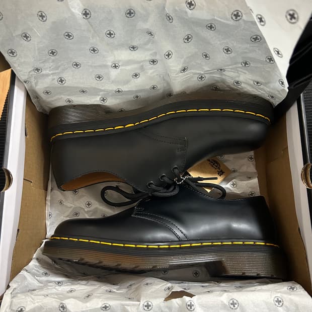 닥터마틴 1461 스무스 블랙 250mm