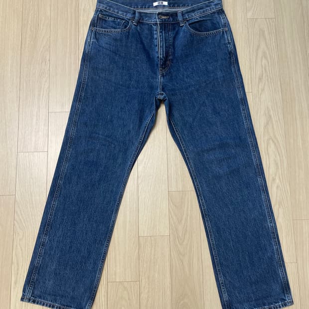 [31] 유니클로u 레귤러피트진 진청