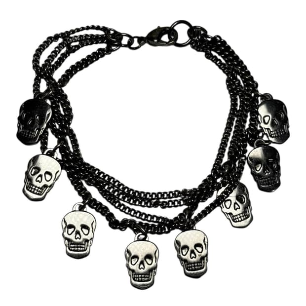 히스테릭 글래머 아카이브 해골 체인 팔찌
