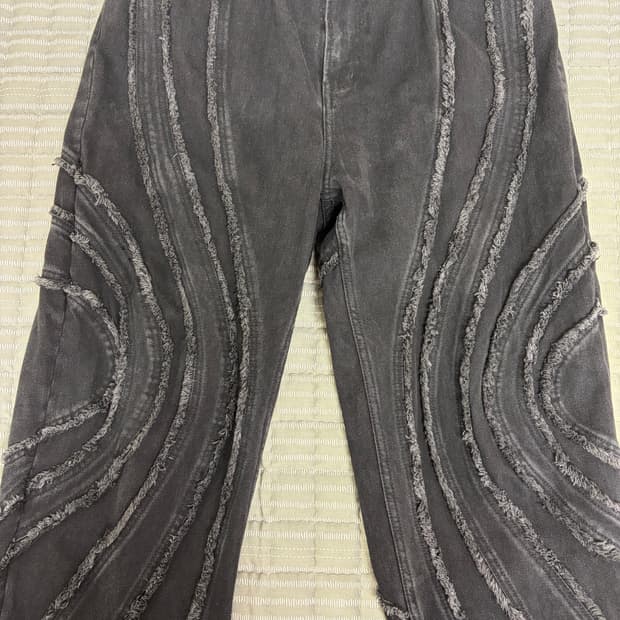 예스아이씨 cutoff denim pants