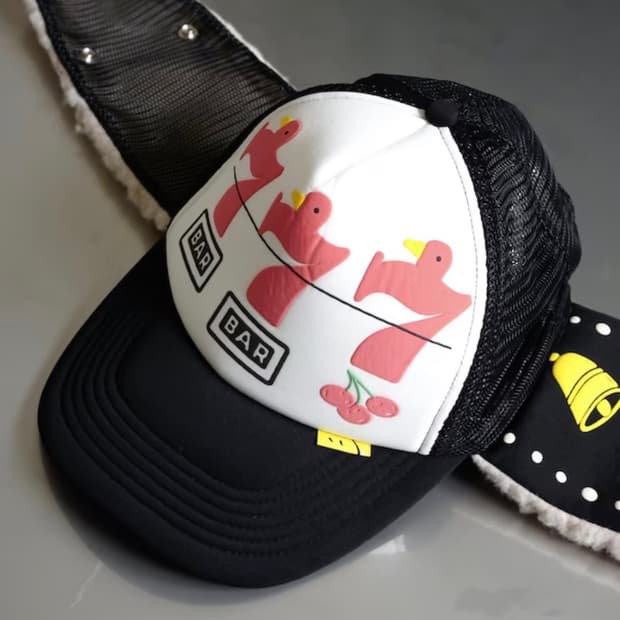 (OS)캐피탈 럭키버드 럼버 트러커캡 새상품