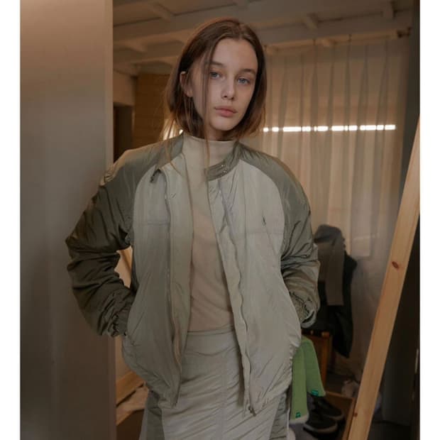 노컨텐츠 경량패딩 바람막이 자켓