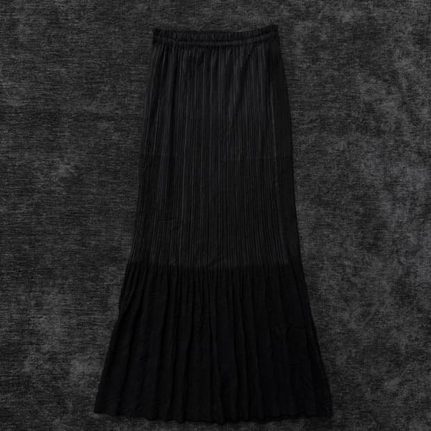 issey miyake 플리츠 스커트