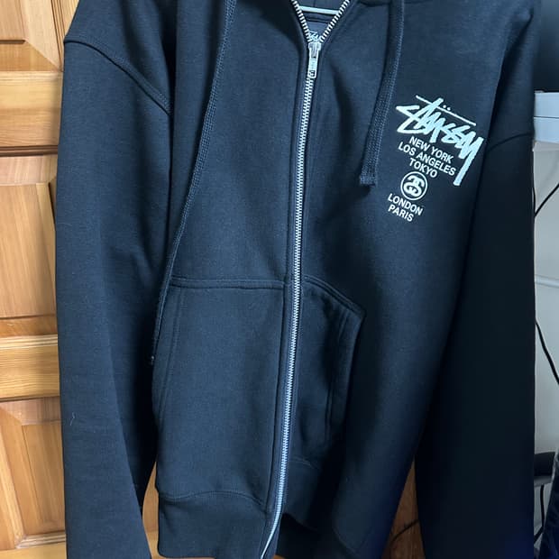 (급처)스투시 월드투어 후드집업