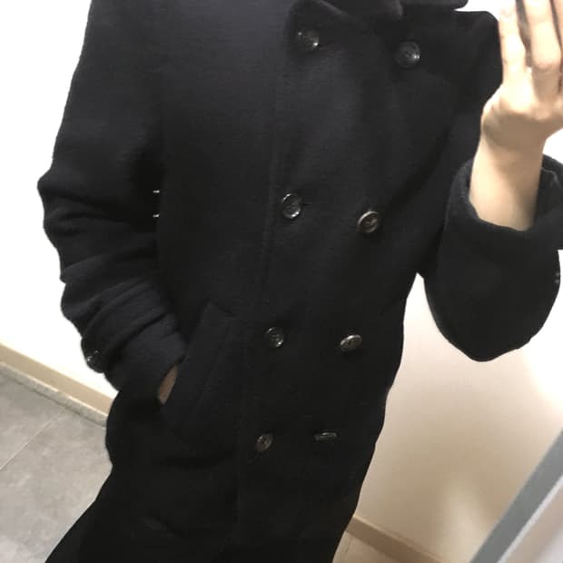 꼼데가르송 옴므 플러스 울 피코트