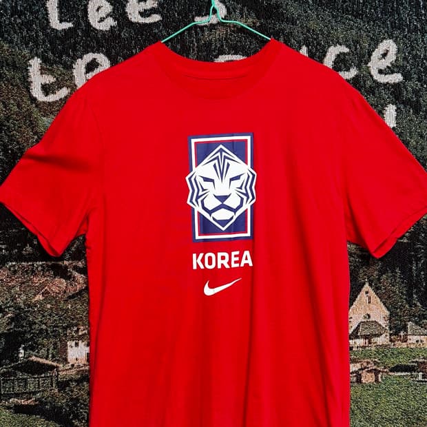 나이키 축구 국가대표 반팔티 L