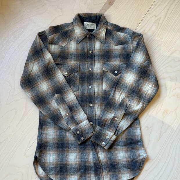 Pendleton Wool Western Check Shirt 