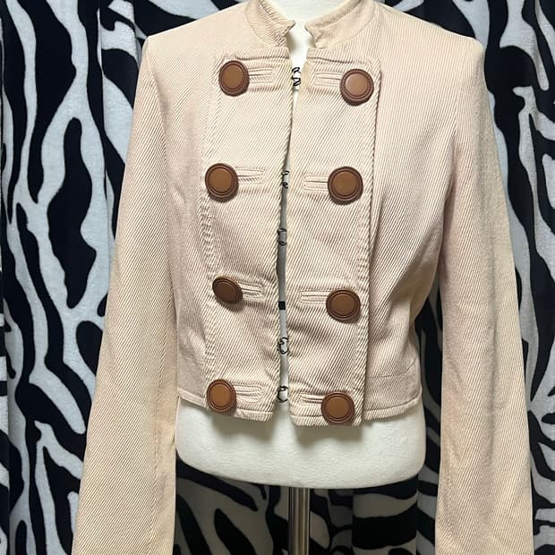 marc jacobs cotton crop jacket
