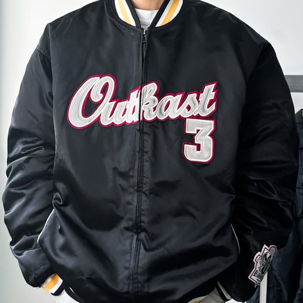 스타터 x 아웃캐스트 90‘s 올드스쿨 바시티 자켓