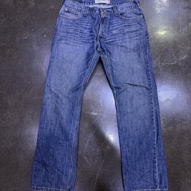 리바이스 514 00's 슬림 스트레이트핏 빈티지 워싱 데님팬츠 33