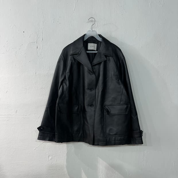 ORE 오어 페이크레더 카코트 자켓 FREE