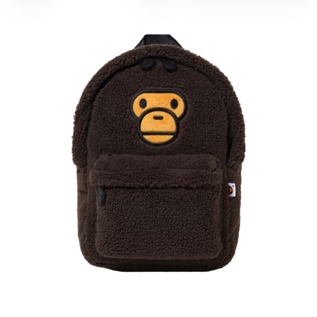 베이프 베이비 마일로 미니 퍼 백팩 브라운