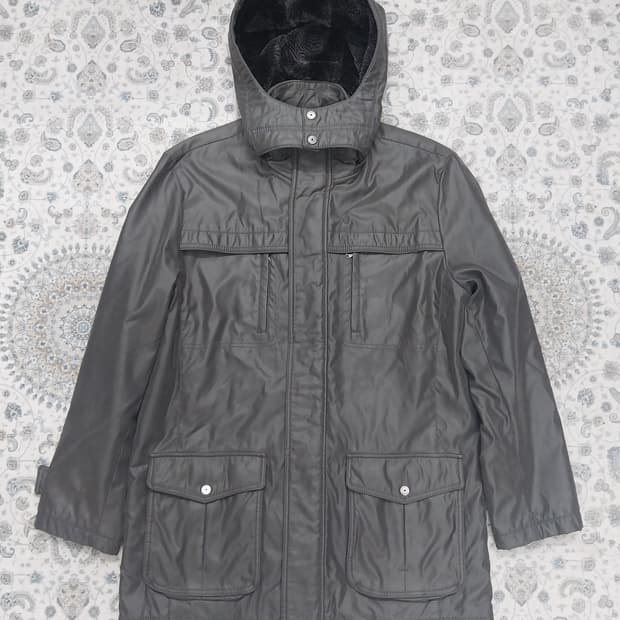 런던포그 후드 코팅 사파리 점퍼 110