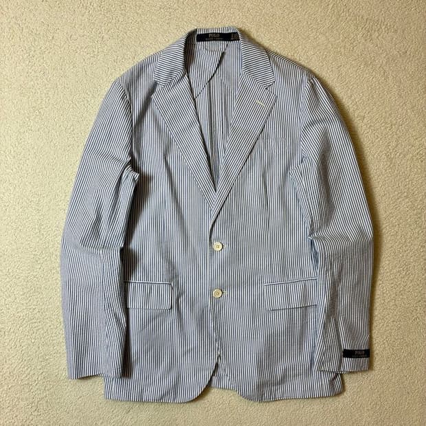 폴로 랄프로렌 스트라이프 소프트 시어서커 블레이저 자켓 PN6903