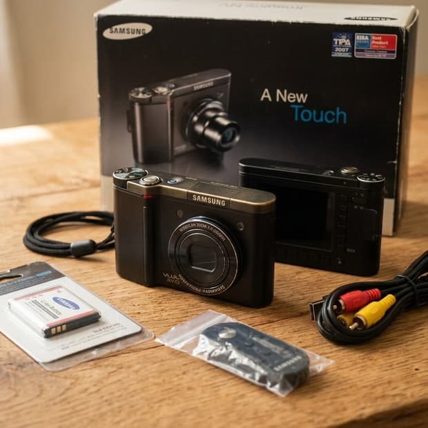 삼성 뉴터치 2007년 형 디지털 카메라 풀 구성