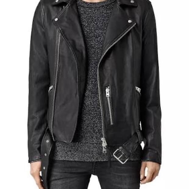 allsaints kahawa 레더 자켓 판매합니다.