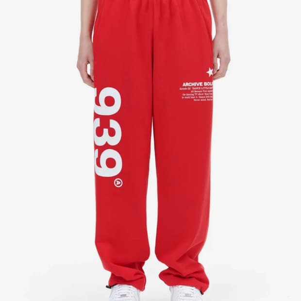 아카이브볼드939 레드 팬츠