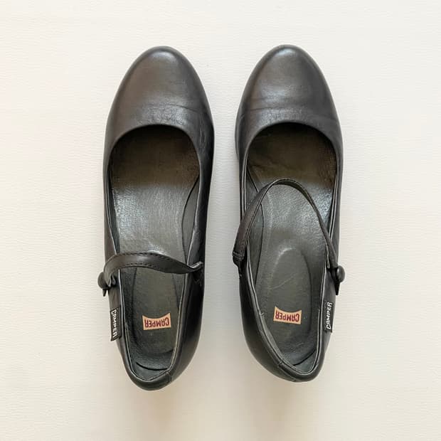 [캠퍼] 정품 헬레나 메리제인 펌프스 블랙 37(235-240)