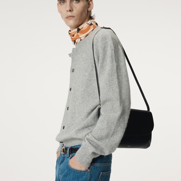 (L) 렉토 RECTO CREW NECK LAYERED CARDIGAN