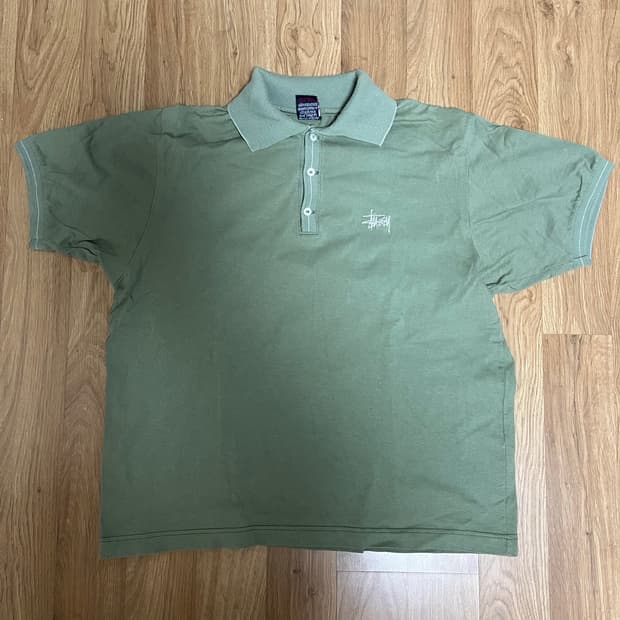 90s old stussy 올드스투시 폴로 셔츠